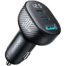 Automobilinis įkroviklis Joyroom su skaitmeniniu ekranu, C+C+U, 30W, Black (JR-CCD04) Automobilinis įkroviklis Joyroom su skaitmeniniu ekranu, C+C+U, 30W, Black (JR-CCD04)