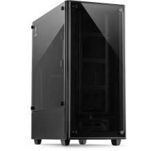 Inter-Tech Geh C-303 Veidrodis 5x option.Lüfter,Tempered Stiklas