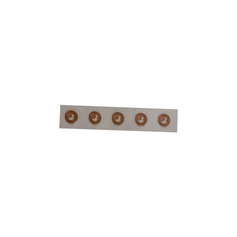 NFC security sticker RFID tag 18mm NTAG213 transparent 10