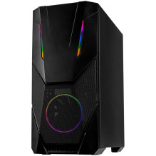 Inter-Tech Žaidimai-Gehäuse IT-3303 Hornet.1X120mm ARGB-Lüfter mažmeninė prekyba