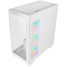 AZZA Žaidimų kompiuterinė priekaba MIDI Cove 570W USB 2/3 C tipo, balta