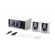 Edifier QR30 Stalinis garsiakalbis, baltas, „Bluetooth“, RGB, mažmeninė prekyba