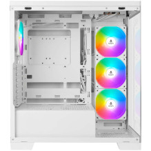 AZZA Žaidimų kompiuterinė priekaba MIDI Cove 570W USB 2/3 C tipo, balta