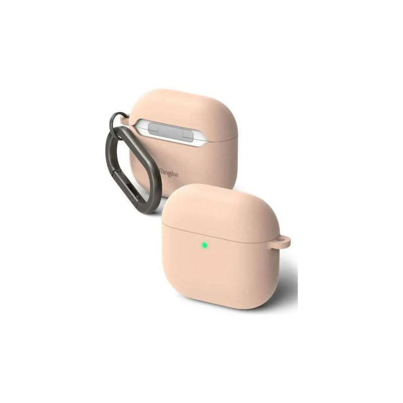 Ringke AirPods 4 Case Silicone Pink Sand