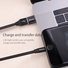 Baseus Converter USB Female To Type-C Male Black (CATOTG-01) Baseus Converter USB Female To Type-C Male Black (CATOTG-01)