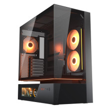COUGAR Gehäuse Midi-Tower CFV235 Vision, ARGB, Glas, Black