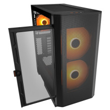 COUGAR Gehäuse Midi-Tower Airface FLO, ARGB, juoda COUGAR Gehäuse Midi-Tower Airface FLO, ARGB, juoda