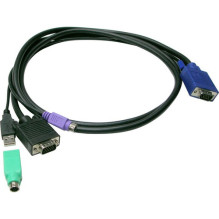 LevelOne KVM Kabel VGA-...