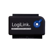 LogiLink USB 2.0 / 2.5+3.5" IDE / SATA HDD OTB adapteris LogiLink USB 2.0 / 2.5+3.5" IDE / SATA HDD OTB adapteris