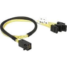 DELOCK SAS kabelis Mini SAS HD - 4x Sata 7Pin St / St 0,50m DELOCK SAS kabelis Mini SAS HD - 4x Sata 7Pin St / St 0,50m