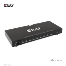 Club3D HDMI skirstytuvas 1 Eingang - 8 Ausgänge 4K60Hz UHD mažmeninė prekyba