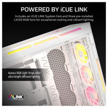 CORSAIR Geh Midi 5000T LX RGB (Tempered Glass) White CORSAIR Geh Midi 5000T LX RGB (Tempered Glass) White