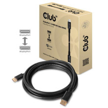 Club3D DisplayPort cable 1.4 HBR3 32.4Gb / s 4m 8K60Hz St / St retail Club3D DisplayPort cable 1.4 HBR3 32.4Gb / s 4m 8K60Hz St / St retail