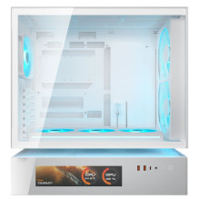 COUGAR korpusas Midi-Tower CFV235 Vision, ARGB, Mesh, White