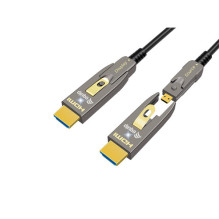 Equip HDMI HS Ethernet 2.0 D / A D-AOC 4K / 60Hz 30.00m Pilka Equip HDMI HS Ethernet 2.0 D / A D-AOC 4K / 60Hz 30.00m Pilka