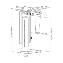 LogiLink PC-Halterung Untertisch- / Wandmontage adjustable LogiLink PC-Halterung Untertisch- / Wandmontage adjustable