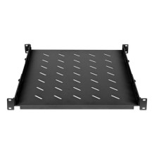 INTELLINET 19"Fachboden kintamasis Schienen 550mm tief juoda INTELLINET 19"Fachboden kintamasis Schienen 550mm tief juoda