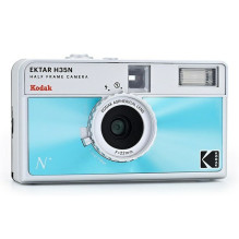 Kodak Kodak EKTAR H35N Compact 35 mm Film Camera Blue, Silver Kodak Kodak EKTAR H35N Compact 35 mm Film Camera Blue, Silver