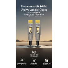 Equip HDMI HS Ethernet 2.0 D / A D-AOC 4K / 60Hz 15.00m Gray Equip HDMI HS Ethernet 2.0 D / A D-AOC 4K / 60Hz 15.00m Gray