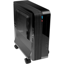 Techly PC vežimėlis su ratukais, metalinis, Black