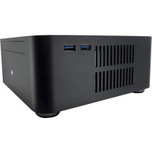 Inter-Tech Geh ITX A80S su 60 W Netzteil, juoda Inter-Tech Geh ITX A80S su 60 W Netzteil, juoda