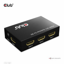 Club3D HDMI Switchbox 3 Eingänge - 1 Ausgang 8K60Hz UHD retail Club3D HDMI Switchbox 3 Eingänge - 1 Ausgang 8K60Hz UHD retail
