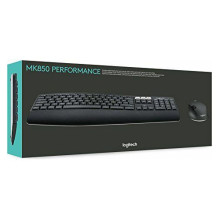 Logitech Belaidė klaviatūra ir pelė MK850 juoda, mažmeninė kaina