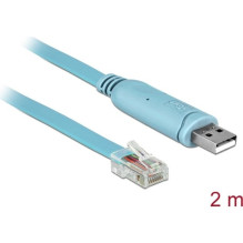 DELOCK RS-232 Konsolenkabel, USB-A Stecker RJ45 Stecker 2m DELOCK RS-232 Konsolenkabel, USB-A Stecker RJ45 Stecker 2m