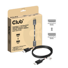 Club3D DP-Kabel 2.1 DP80 zertifiziert 1,6m 10K / 8K / 4K St / St retail Club3D DP-Kabel 2.1 DP80 zertifiziert 1,6m 10K / 8K / 4K St / St retail