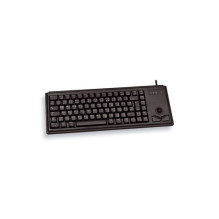CHERRY TAS G84-4400 Laidinis DE išdėstymo juodas rutulinis USB valdiklis CHERRY TAS G84-4400 Laidinis DE išdėstymo juodas rutulinis USB valdiklis