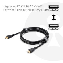 Club3D DP-Kabel 2.1 DP54 zertifiziert 3m 8K120Hz St / St retail Club3D DP-Kabel 2.1 DP54 zertifiziert 3m 8K120Hz St / St retail