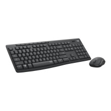 Logitech Belaidė klaviatūra ir pelė MK295 juoda, mažmeninė kaina