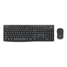 Logitech Belaidė klaviatūra ir pelė MK295 juoda, mažmeninė kaina