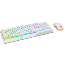 MSI „Vigor GK-30 Combo“ žaidimų klaviatūra, BALTA MSI „Vigor GK-30 Combo“ žaidimų klaviatūra, BALTA