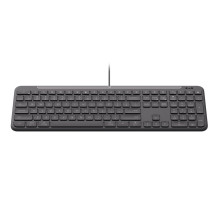 Logitech USB klaviatūra K620 Plona graphite