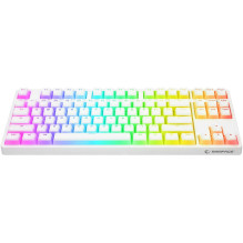 Rampage mechaniczna TKL GHOST Huano Red Switch biała Rampage mechaniczna TKL GHOST Huano Red Switch biała