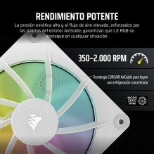CORSAIR Lüfter 140*140*25 LX140 RGB iCUE Link White Single CORSAIR Lüfter 140*140*25 LX140 RGB iCUE Link White Single