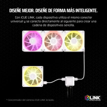 CORSAIR Lüfter 120*120*25 LX120 RGB iCUE Link White Triple CORSAIR Lüfter 120*120*25 LX120 RGB iCUE Link White Triple