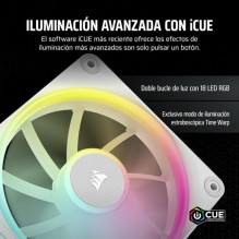 Corsair iCUE Link LX140 RGB, PWM Lüfter, 2er Pack - 140mm, weiß Corsair iCUE Link LX140 RGB, PWM Lüfter, 2er Pack - 140mm, weiß