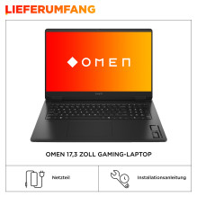 HP OMEN 17-db1176ng RYZ AI 7 350 / 32GB / 1TB SSD / RTX5070 / FreeDOS