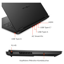 HP OMEN 17-db1179ng RYZ AI 7 350 / 32GB / 1TB SSD / RTX5070 / W11 Home Nešiojamas kompiuteris HP OMEN 17-db1179ng RYZ AI 7 350 / 32GB / 1TB SSD / RTX5070 / W11 Home Nešiojamas kompiuteris