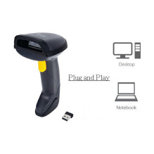Equip 2D-Barcodescanner Laser Wireless / 2.4GHz+BT+Hlt schwarz