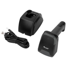 Equip 2D-Barcodescanner Laser Wireless / 2.4GHz+BT+Hlt grau