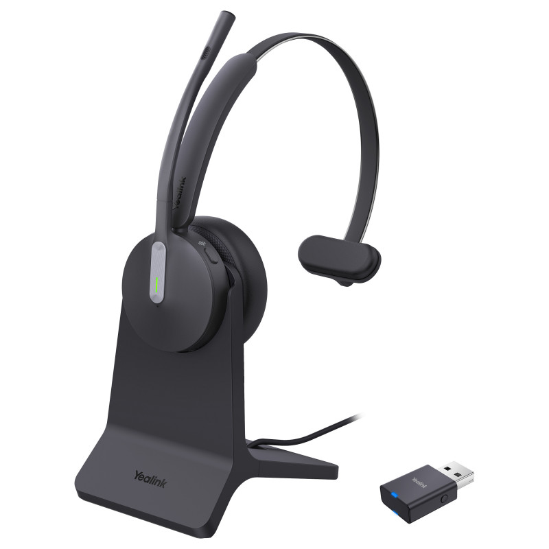 Yealink Ausinės WH64 Hybrid Mono inkl. Ladestnder