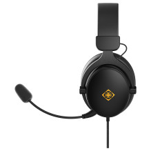 Deltaco Headset Gaming Proteinleder,3,5-mm-Anschluss black Deltaco Headset Gaming Proteinleder,3,5-mm-Anschluss black