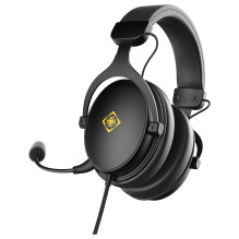 Deltaco Headset Gaming Proteinleder,3,5-mm-Anschluss black Deltaco Headset Gaming Proteinleder,3,5-mm-Anschluss black