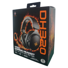 Deltaco Headset Gaming Proteinleder,3,5-mm-Anschluss black Deltaco Headset Gaming Proteinleder,3,5-mm-Anschluss black