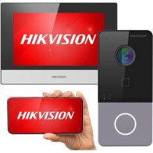 Zestaw wideodomofonowy Hikvision DS-KIS603-P(C) Zestaw wideodomofonowy Hikvision DS-KIS603-P(C)