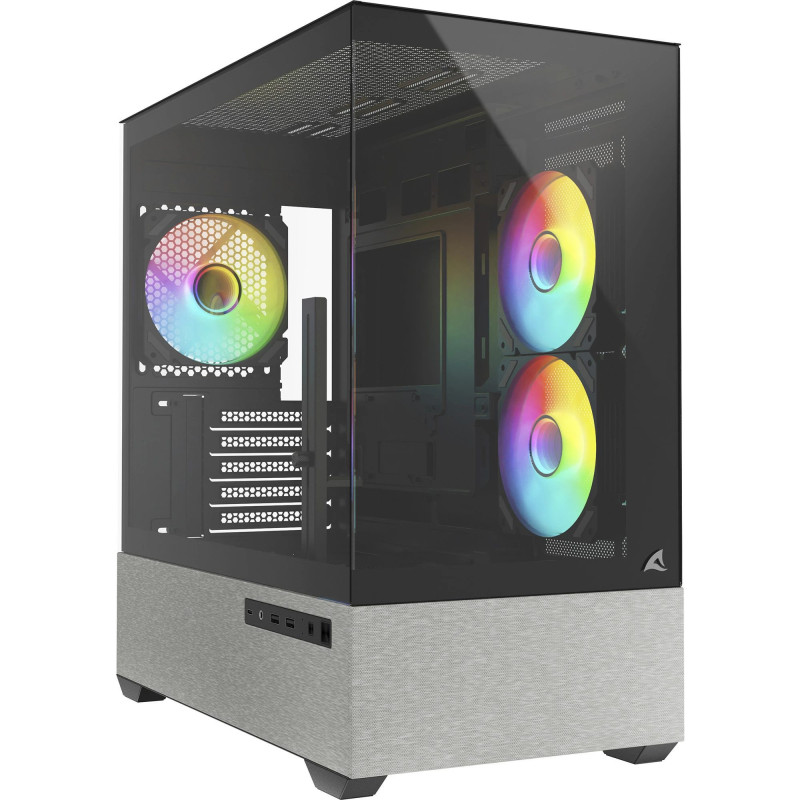 Sharkoon Gehäuse MK7 ARGB mATX 2xGlas Black