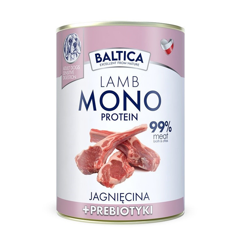 BALTICA Nutraceutic Lamb Mono - wet dog food - 400g